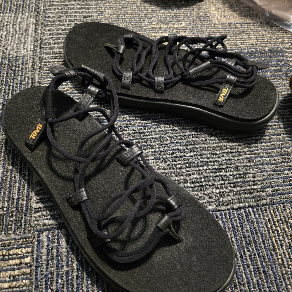 Teva Women's Black Strappy Sandals